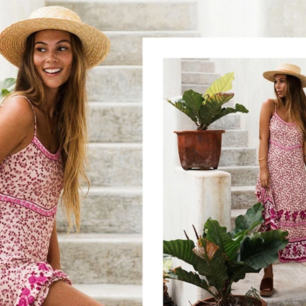 Arnhem floral slip dress